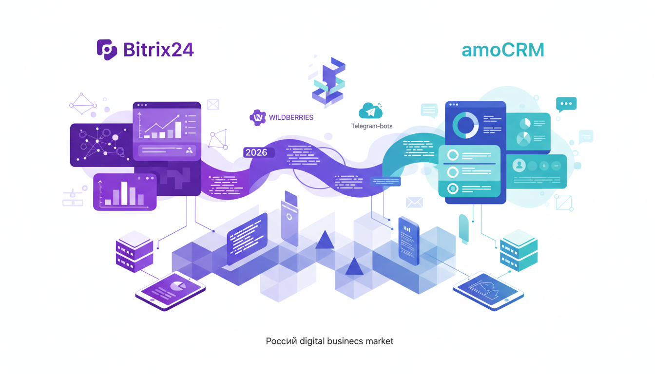 EZAR.TR 2026: Bitrix24 vs amoCRM, Wildberries интеграция, Telegram-боты и всё о цифровом бизнесе в России