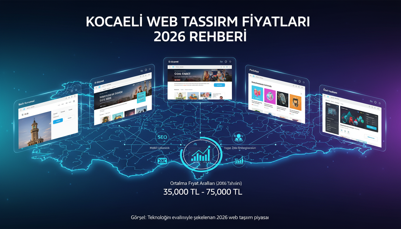 Kocaeli Web Tasarım Fiyatları 2026 Rehberi