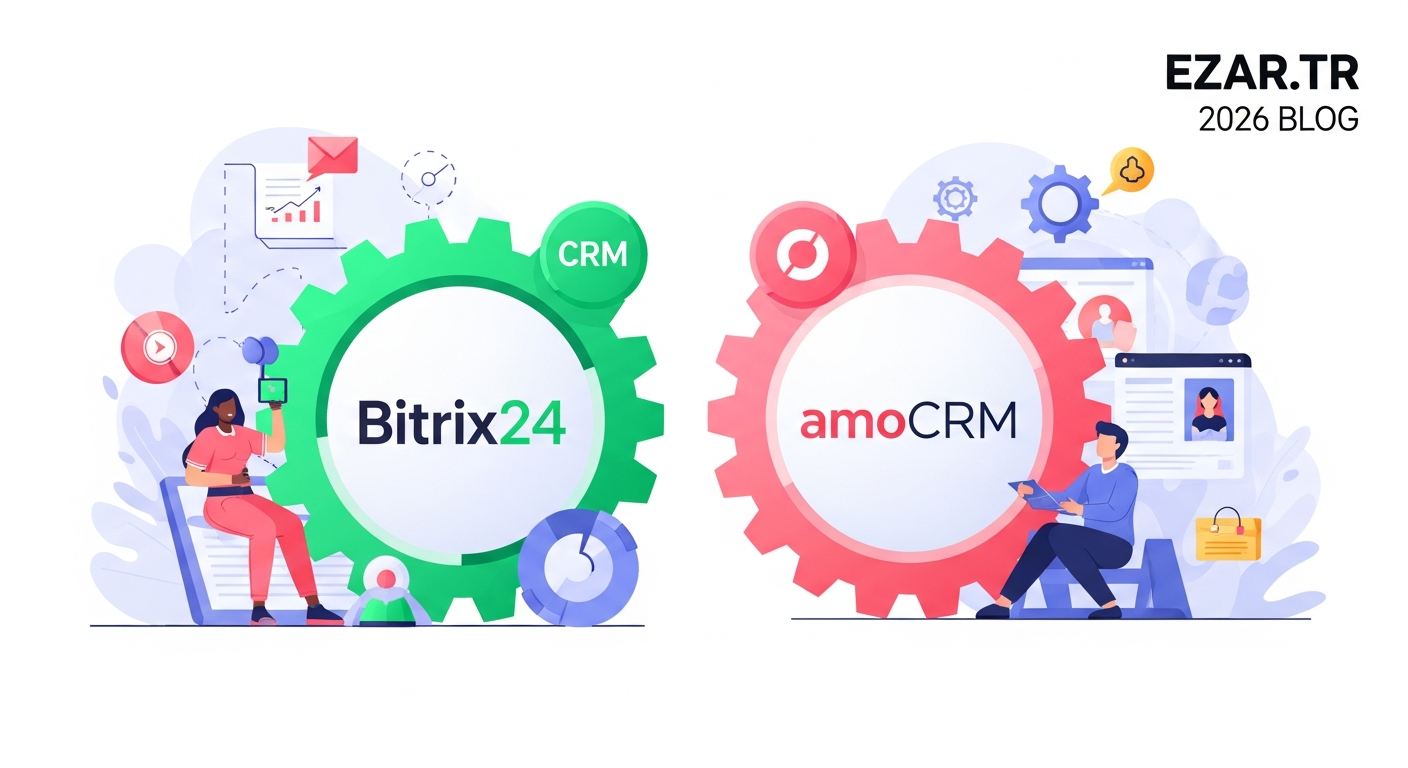 EZAR.TR: Bitrix24 vs amoCRM и другие тренды 2026 года для онлайн-бизнеса