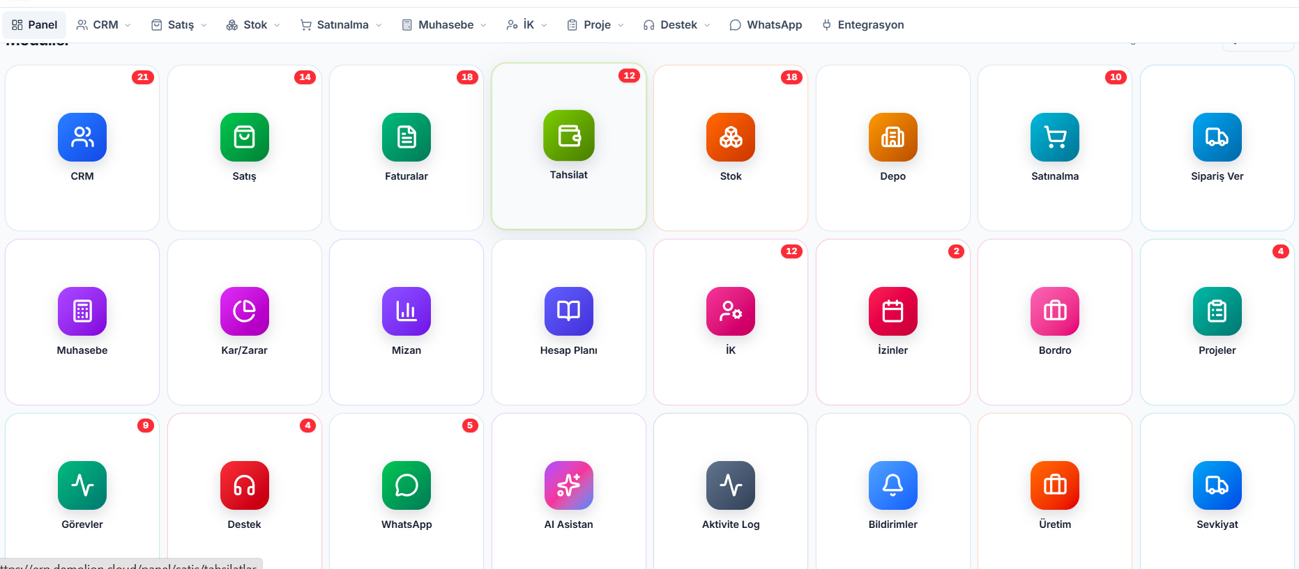ERP İşletme — Modern ERP & Fatura & WhatsApp & AI